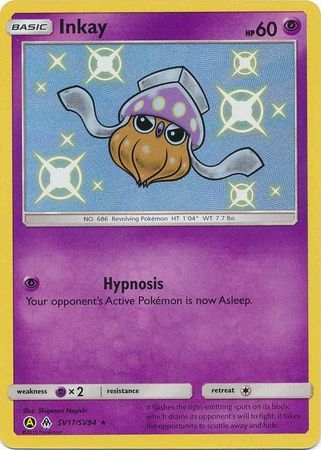 Inkay - SV17/SV94 - Shiny Rare