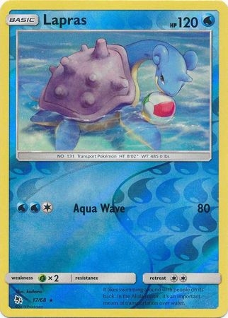 Lapras - 17/68 - Rare Reverse Holo