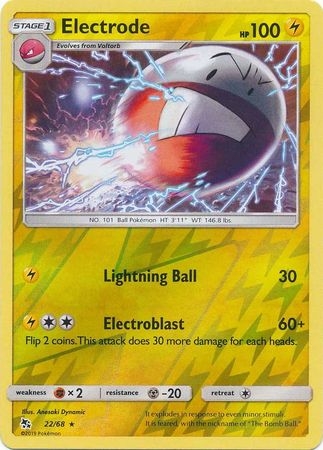 Electrode - 22/68 - Rare Reverse Holo