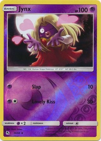 Jynx - 30/68 - Uncommon Reverse Holo