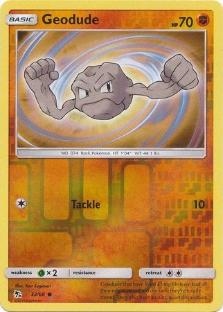 Geodude - 33/68 - Common Reverse Holo
