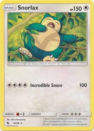 Snorlax - 50/68 - Rare