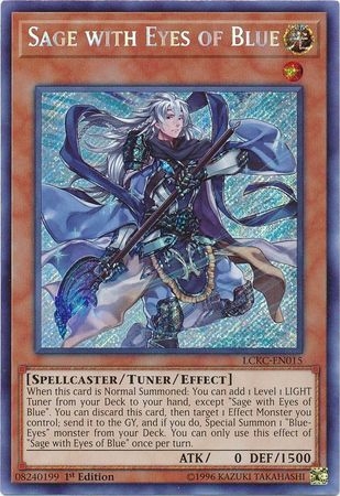 Sage with Eyes of Blue - LCKC-EN015 - Secret Rare 1st Edition