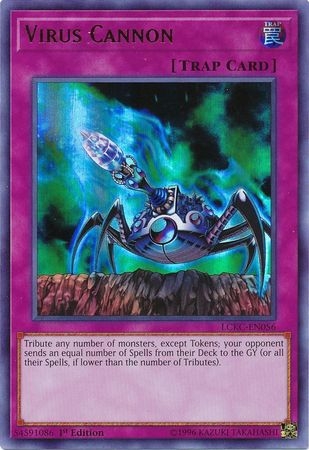 Virus Cannon - LCKC-EN056 - Ultra Rare 1st Edition