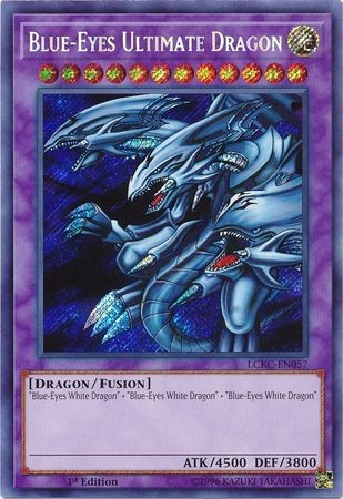 Blue-Eyes Ultimate Dragon - LCKC-EN057 - Secret Rare 1st Edition