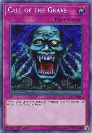 Call of the Grave - LCKC-EN103 - Secret Rare 1st Edition