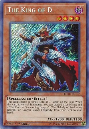 The King of D. - LCKC-EN107 - Secret Rare 1st Edition