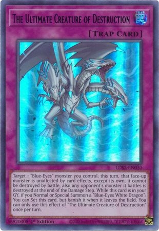 The Ultimate Creature of Destruction (Purple) - LDS2-EN030 - Ultra Rare 1st Edition