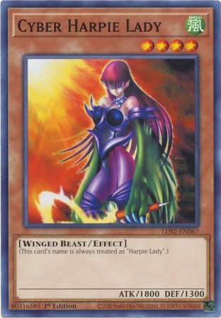 Cyber Harpie Lady - LDS2-EN067 - Common 1st Edition