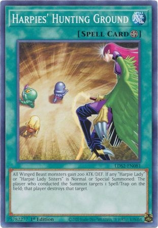 Harpies' Hunting Ground - LDS2-EN081 - Common 1st Edition