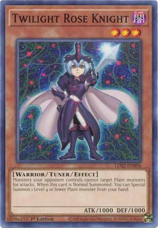 Twilight Rose Knight - LDS2-EN096 - Common 1st Edition