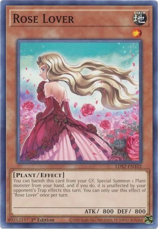 Rose Lover - LDS2-EN102 - Common 1st Edition