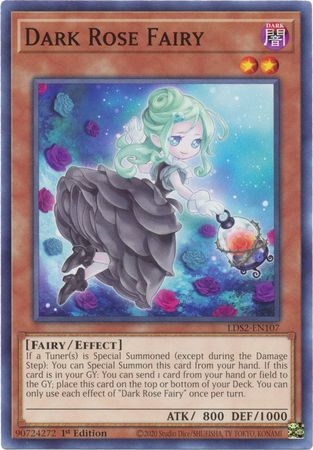 Dark Rose Fairy - LDS2-EN107 - Common 1st Edition