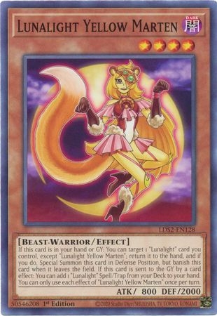 Lunalight Yellow Marten - LDS2-EN128 - Common 1st Edition