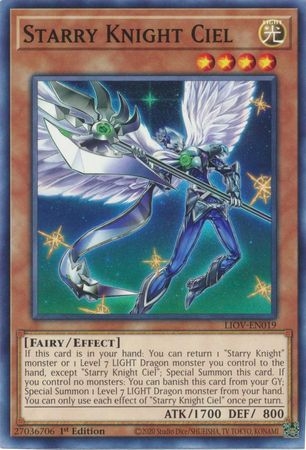 Starry Knight Ciel - LIOV-EN019 - Common 1st Edition