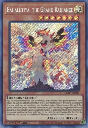 Bahalutiya, the Grand Radiance - LIOV-EN023 - Secret Rare 1st Edition