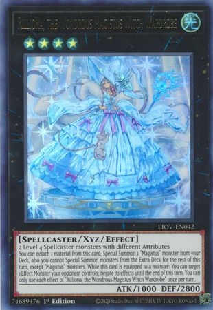 Rilliona, the Wondrous Magistus Witch Wardrobe - LIOV-EN042 - Ultra Rare 1st Edition