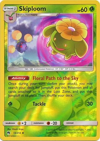 Skiploom - 13/214 - Uncommon Reverse Holo