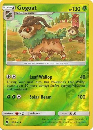 Gogoat - 36/214 - Uncommon Reverse Holo