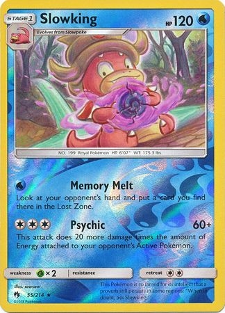 Slowking - 55/214 - Rare Reverse Holo