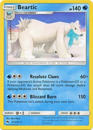 Beartic - 62/214 - Rare