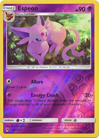 Espeon - 89/214 - Rare Reverse Holo