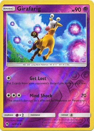 Girafarig - 94/214 - Uncommon Reverse Holo