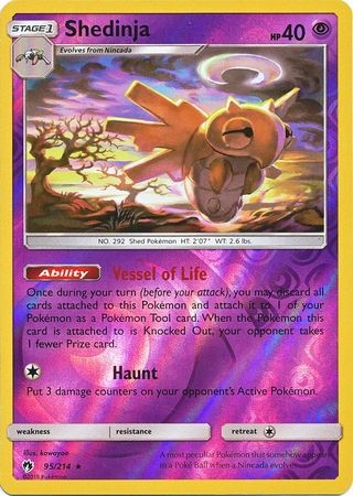 Shedinja - 95/214 - Rare Reverse Holo