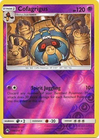 Cofagrigus - 100/214 - Rare Reverse Holo