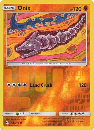 Onix - 109/214 - Common Reverse Holo