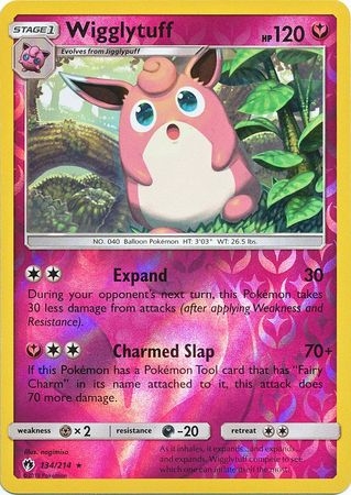Wigglytuff - 134/214 - Rare Reverse Holo