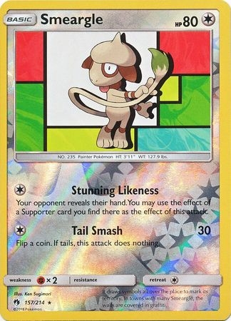 Smeargle - 157/214 - Rare Reverse Holo