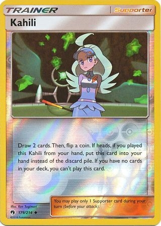 Kahili - 179/214 - Uncommon Reverse Holo