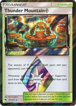 Thunder Mountain Prism Star - 191/214 - Holo Rare