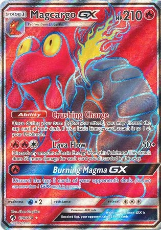 Magcargo GX - 198/214 - Full Art Ultra Rare