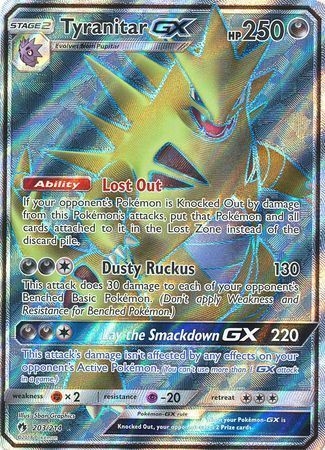 Tyranitar GX - 203/214 - Full Art Ultra Rare