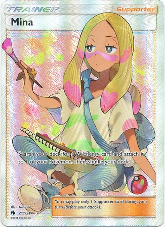 Mina - 211/214 - Full Art Ultra Rare