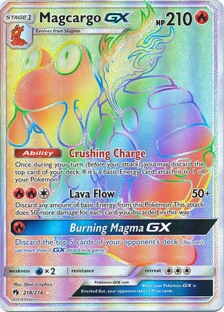 Magcargo GX - 218/214 - Hyper Rare