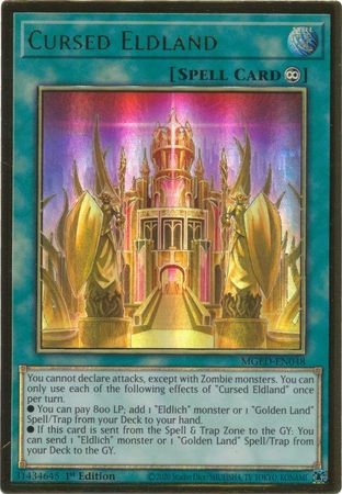 Cursed Eldland - MGED-EN048 - Premium Gold Rare 1st Edition