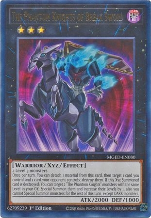 The Phantom Knights of Break Sword - MGED-EN080 - Rare 1st Edition