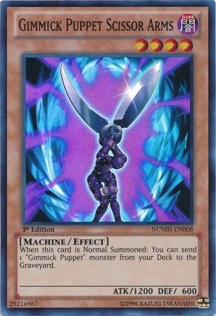 Gimmick Puppet Scissor Arms - NUMH-EN008 - Super Rare 1st Edition