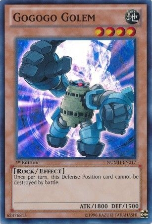 Gogogo Golem - NUMH-EN017 - Super Rare 1st Edition