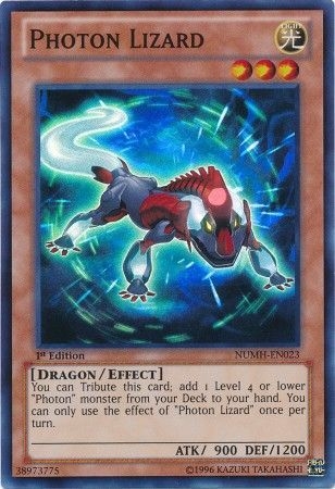 Photon Lizard - NUMH-EN023 - Super Rare 1st Edition