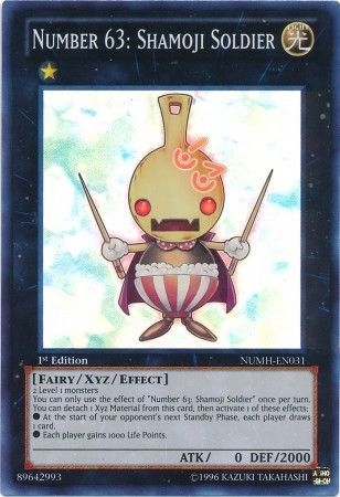 Number 63: Shamoji Soldier - NUMH-EN031 - Super Rare 1st Edition