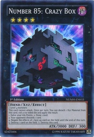 Number 85: Crazy Box - NUMH-EN033 - Super Rare 1st Edition