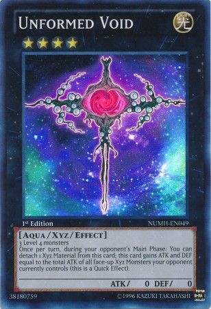 Unformed Void - NUMH-EN049 - Super Rare 1st Edition