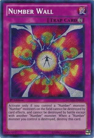 Number Wall - NUMH-EN058 - Secret Rare 1st Edition