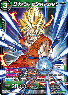 SS Son Goku, to Battle Universe 6 - BT16-051 - Uncommon