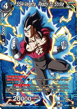 SS4 Vegeta, Ready to Strike - BT16-145 - Rare