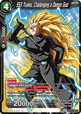 SS3 Trunks, Challenging a Demon God - BT16-108 - Rare